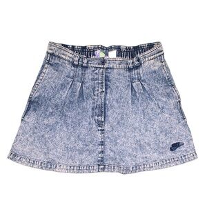 Nike denim skirt